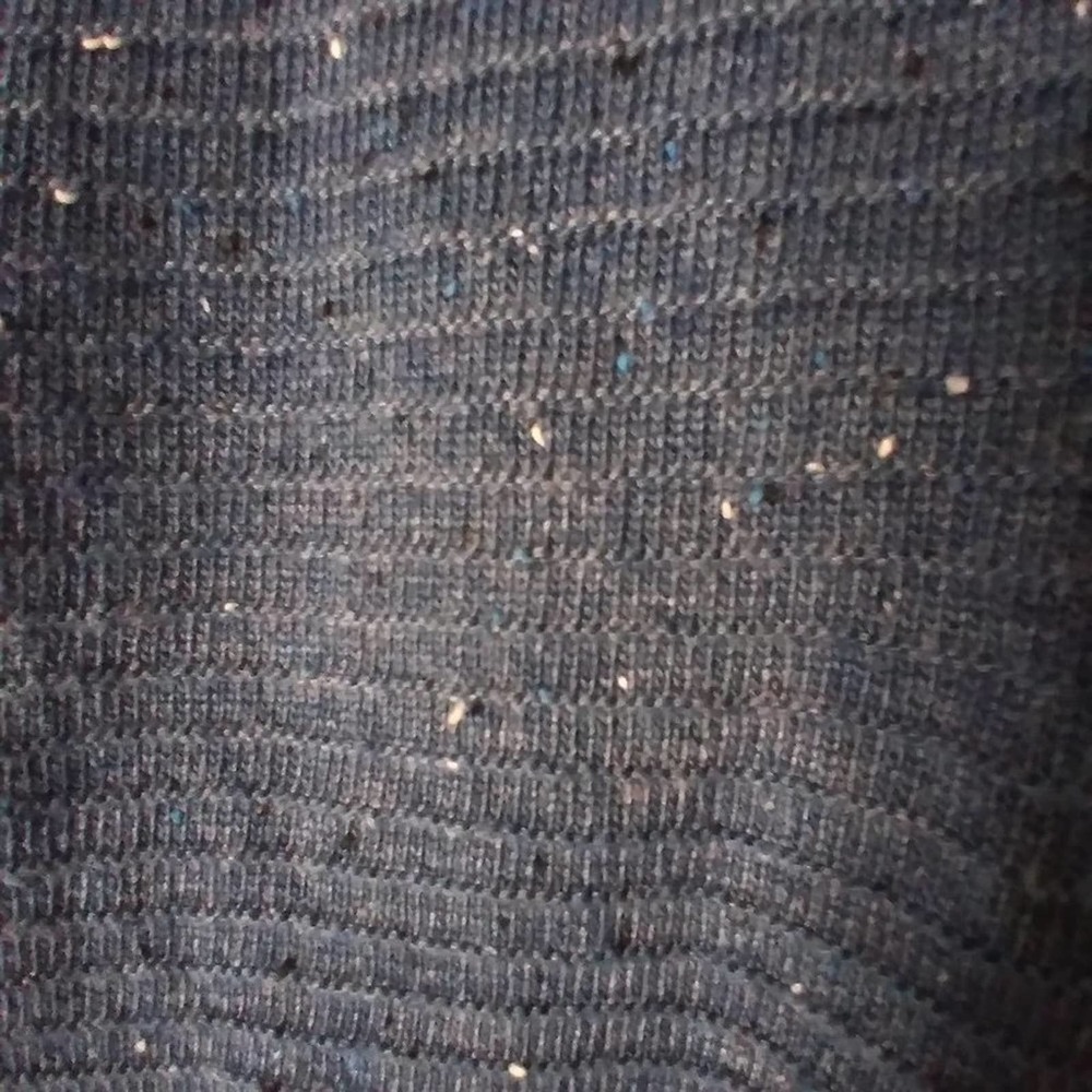 🦋 Andrea Jovine Blue Ribbed Pullover Sweater - Picture 4 of 6